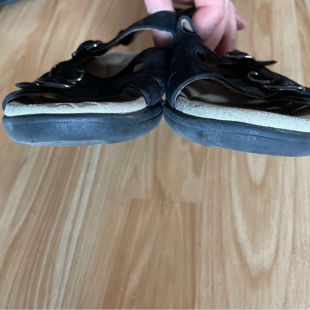Ladies Clarks Leather Sandals - Sz 8 - Picture 6 of 9